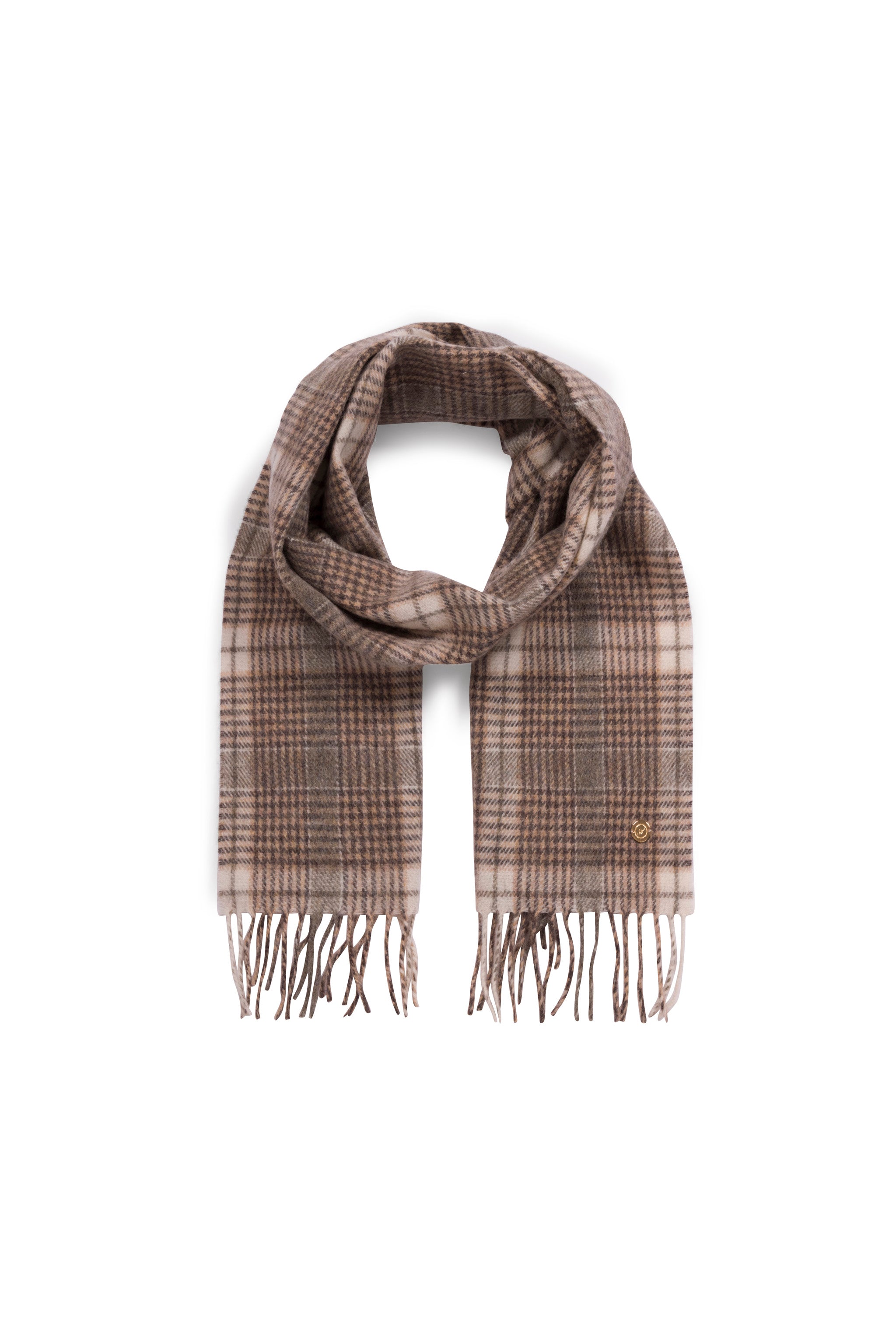 Cashmere Blend Scarf (Taupe)