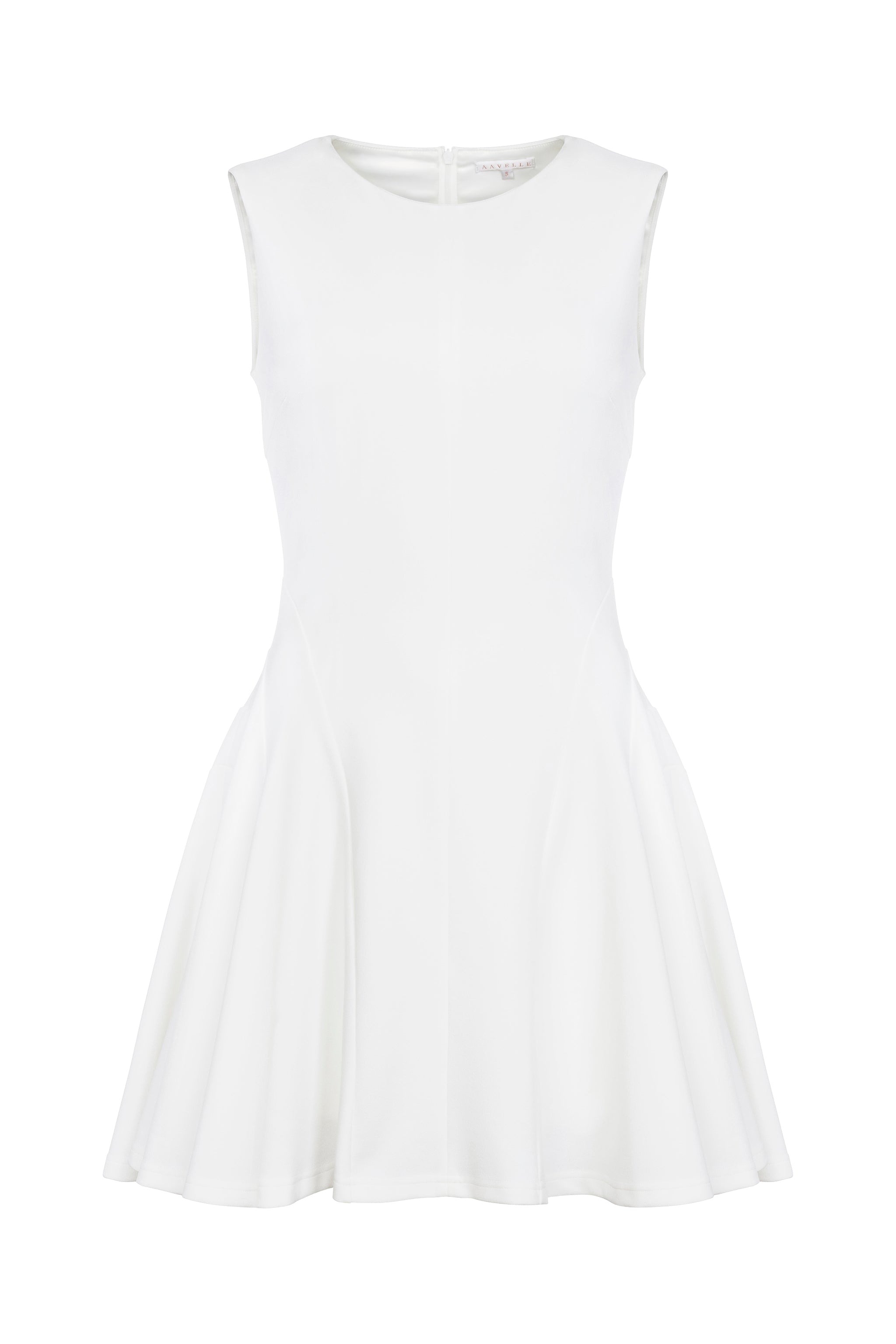Fit & Flare Dress (White)