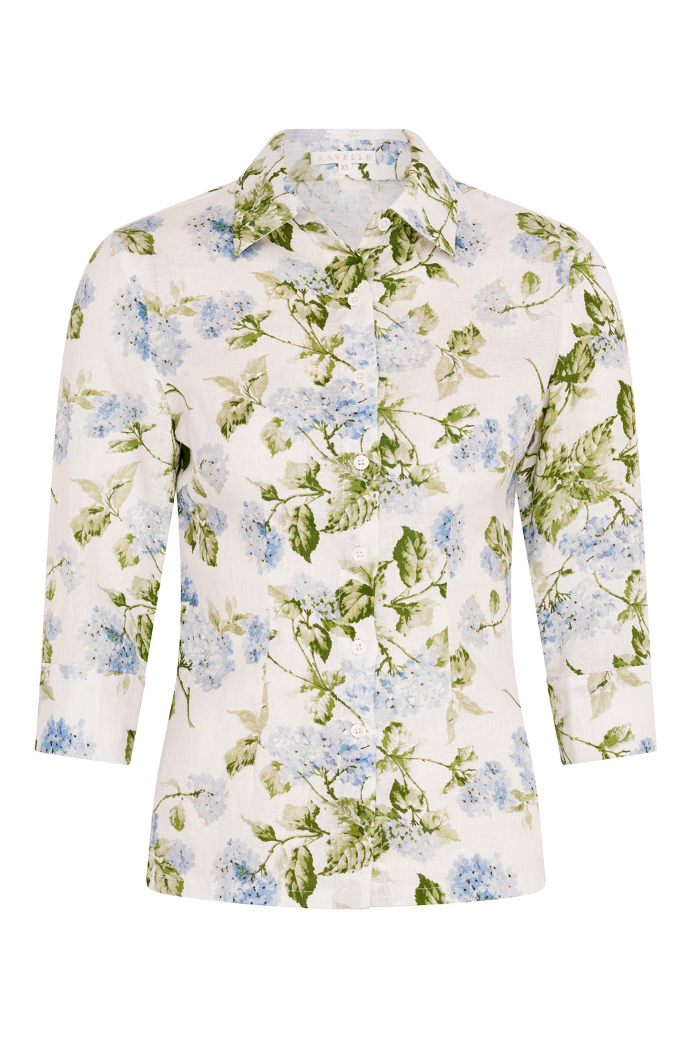 PRE-ORDER Linen Maxi Skirt & Shirt Set (Hydrangea)