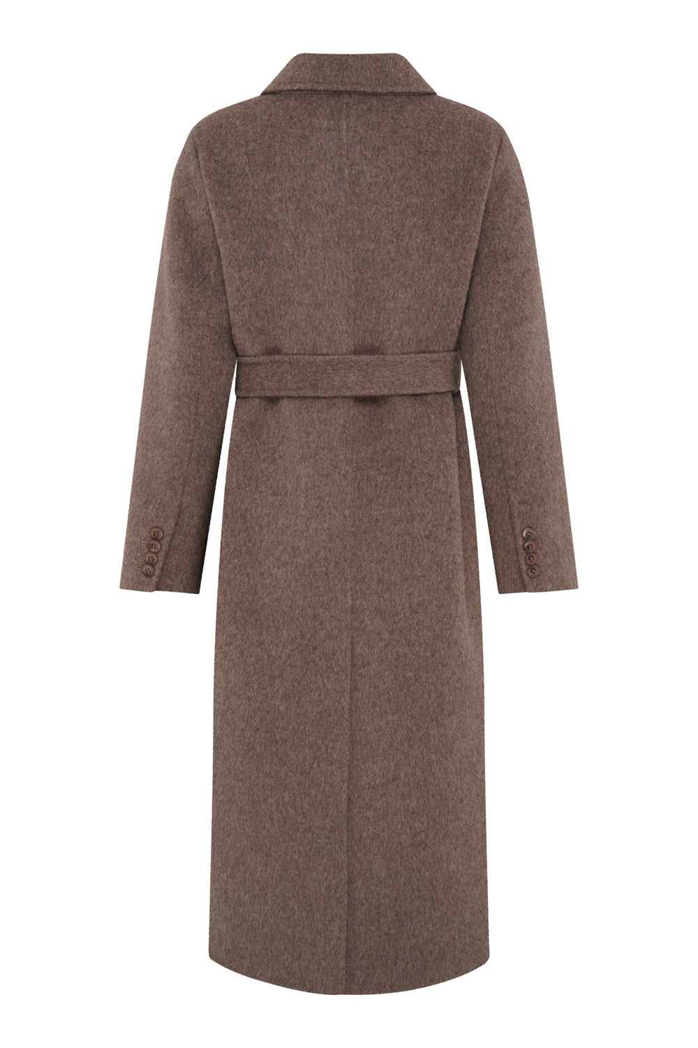 Baby Alpaca Wool Coat (Mink)