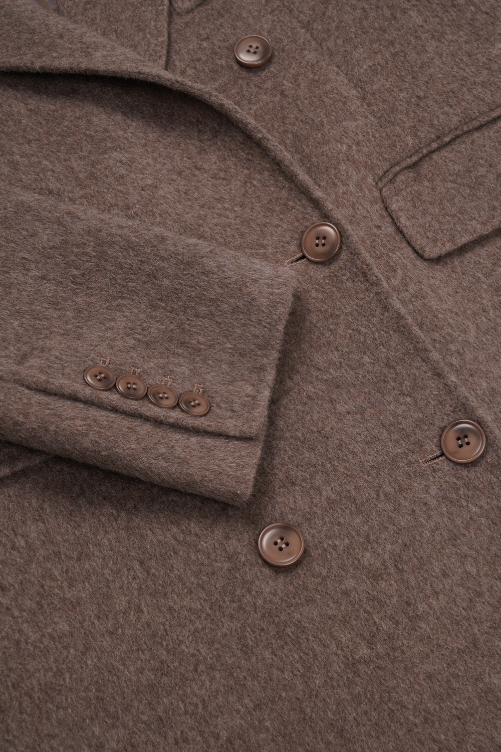 Baby Alpaca Wool Coat (Mink)