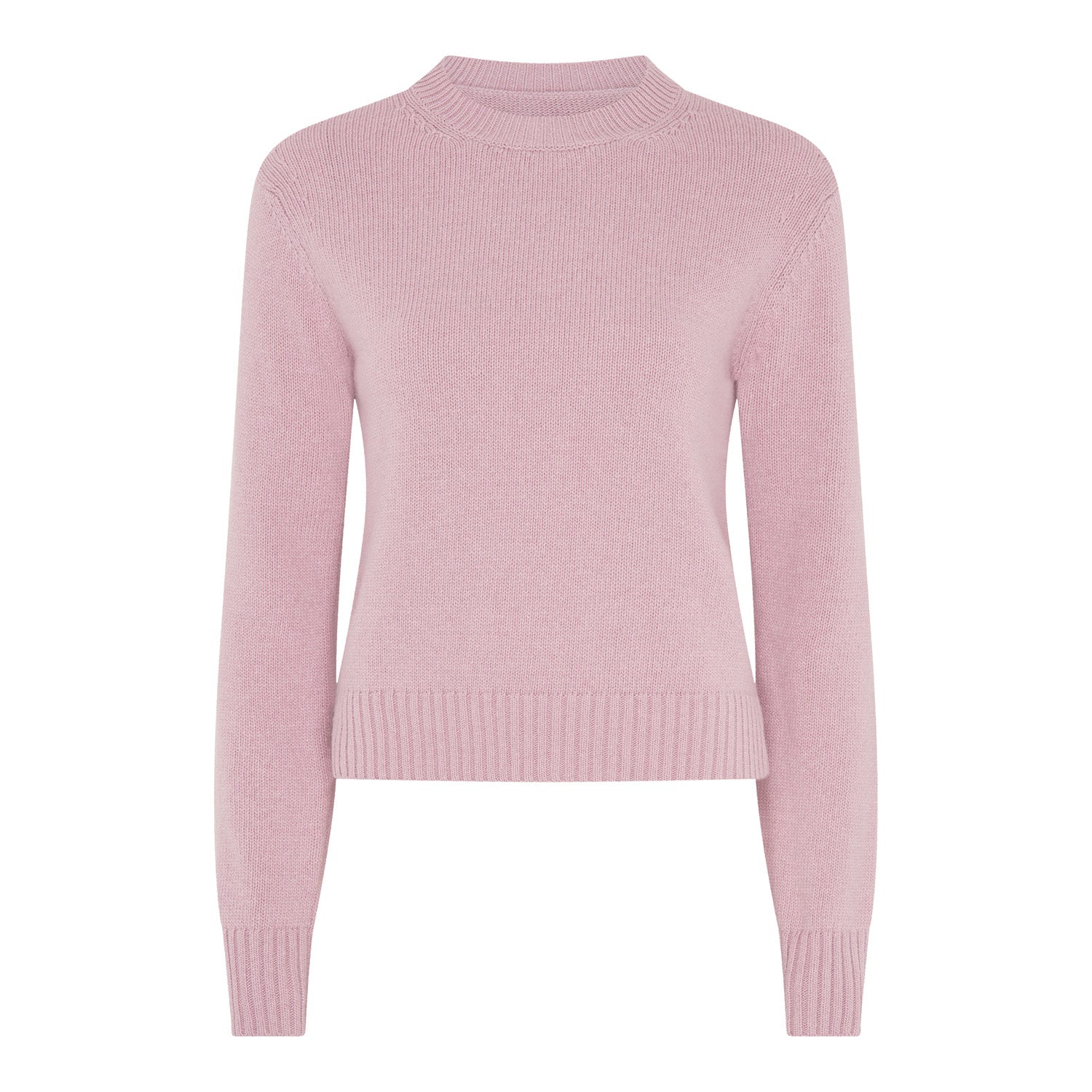 Cashmere Blend Crew Neck (Peony)