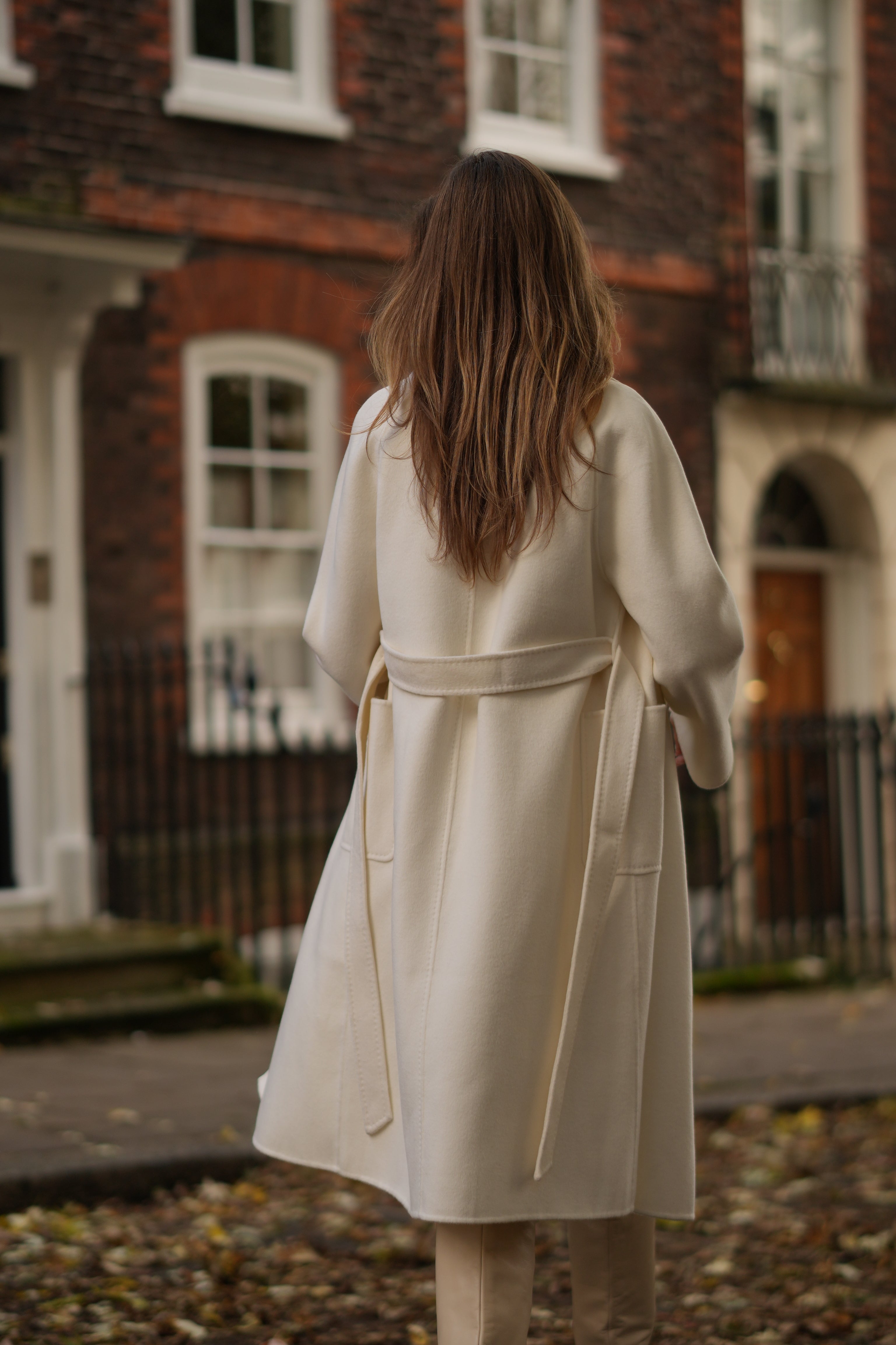 Cashmere & Silk Wool Coat (Chantilly)