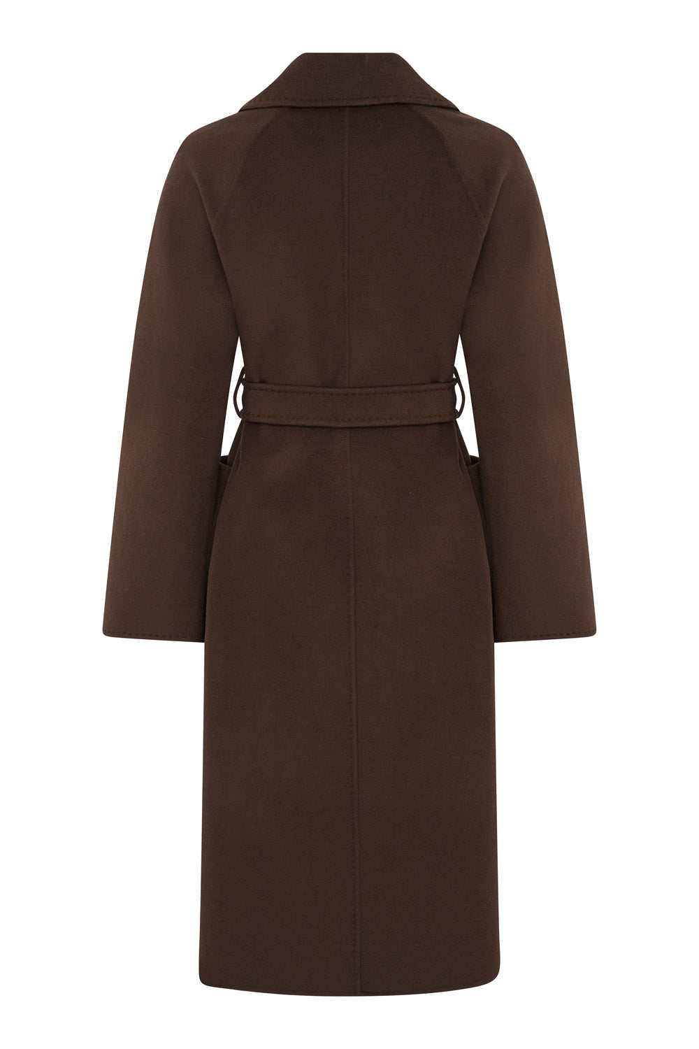 Cashmere & Silk Wool Coat (Chocolate)