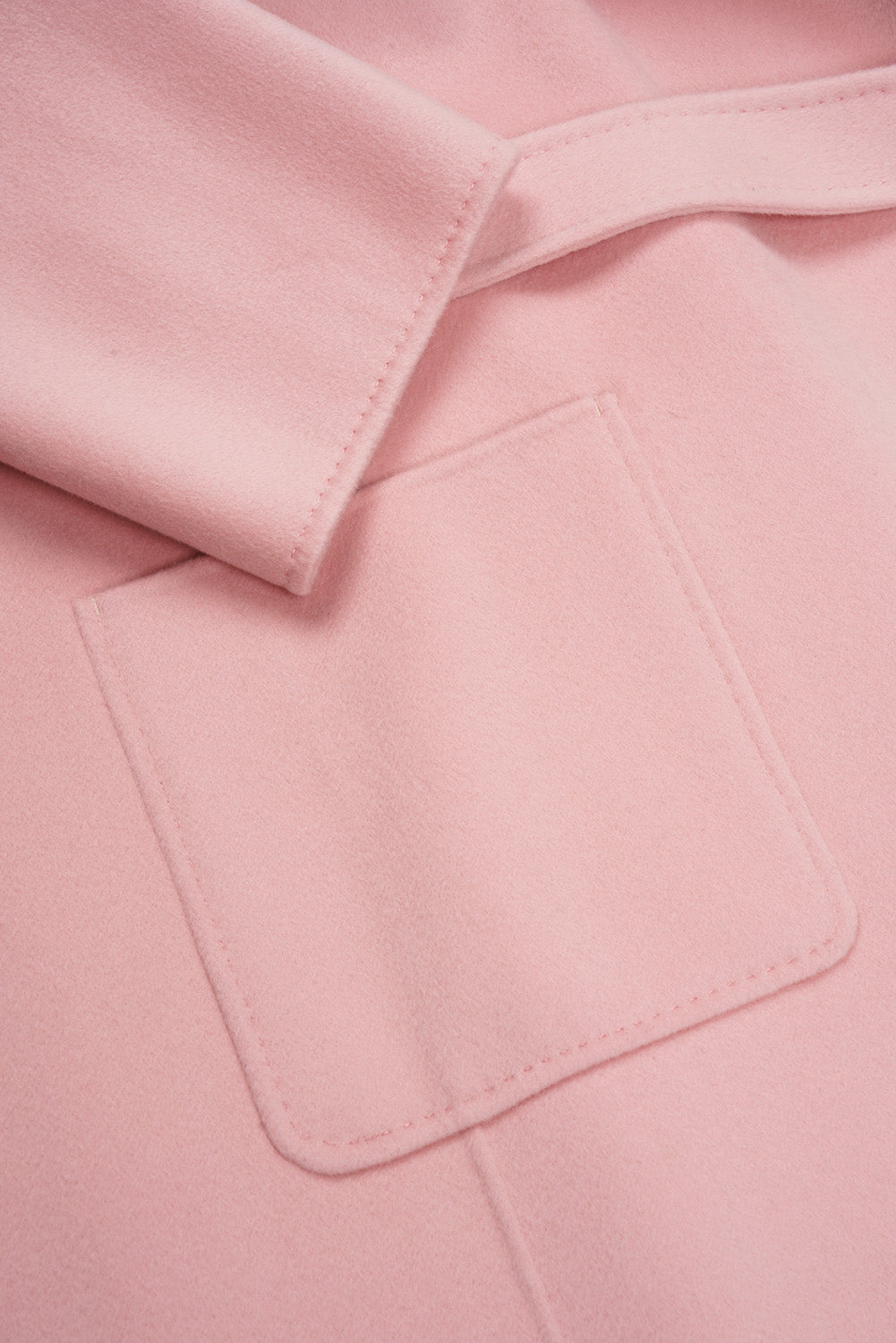 Cashmere & Silk Wool Coat (Rose)
