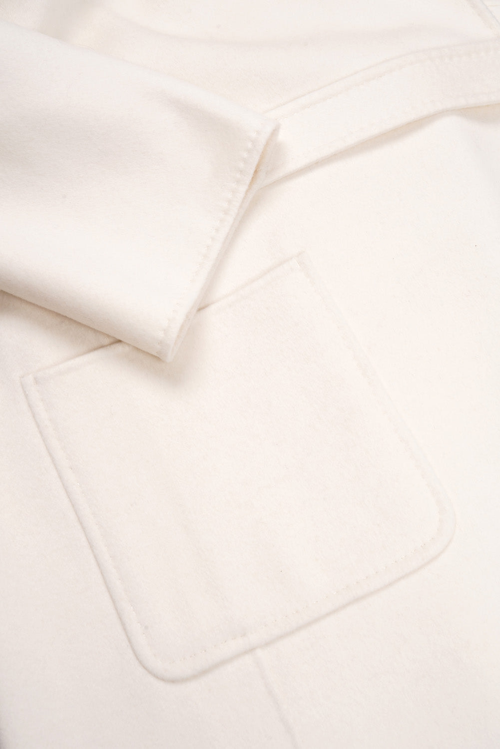 Cashmere & Silk Wool Coat (Chantilly)