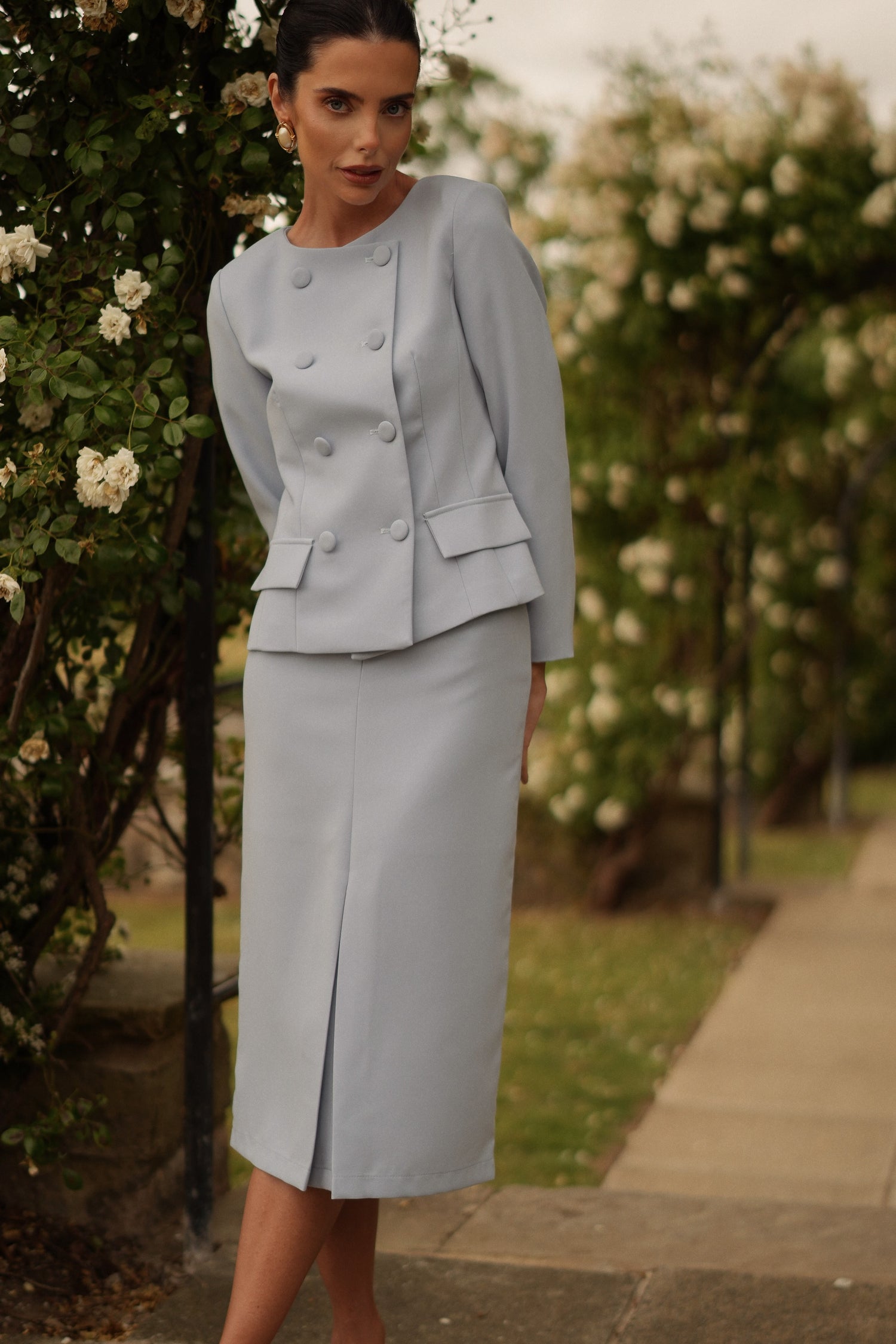 MERIVALE LACE SKIRT SUIT