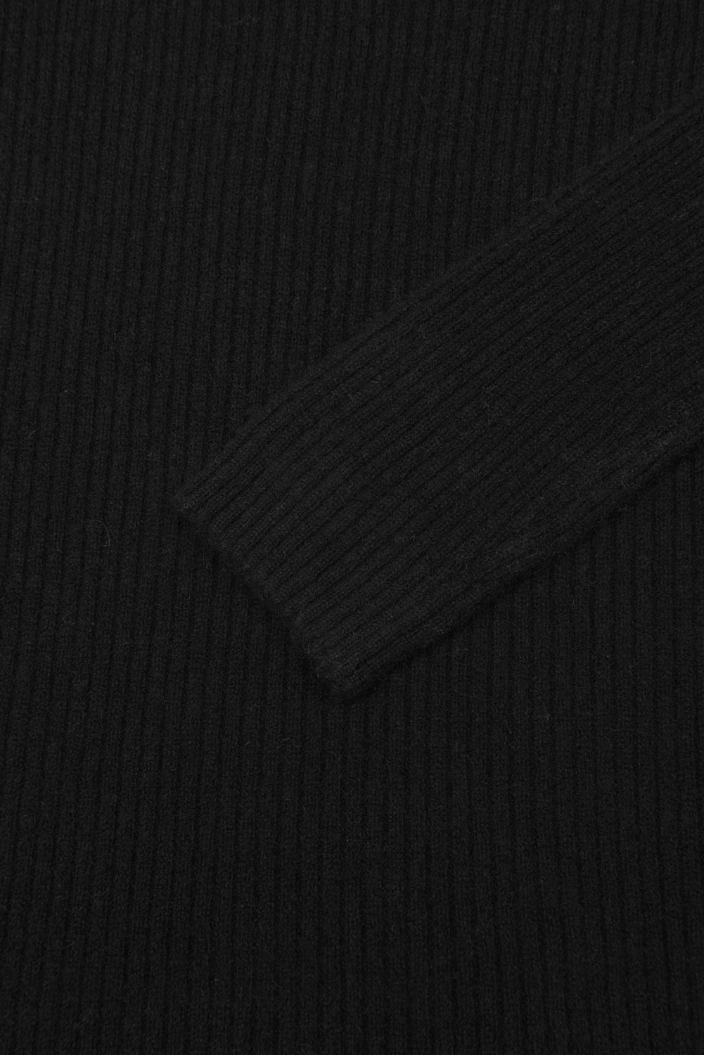 Merino Knitted Dress (Black)
