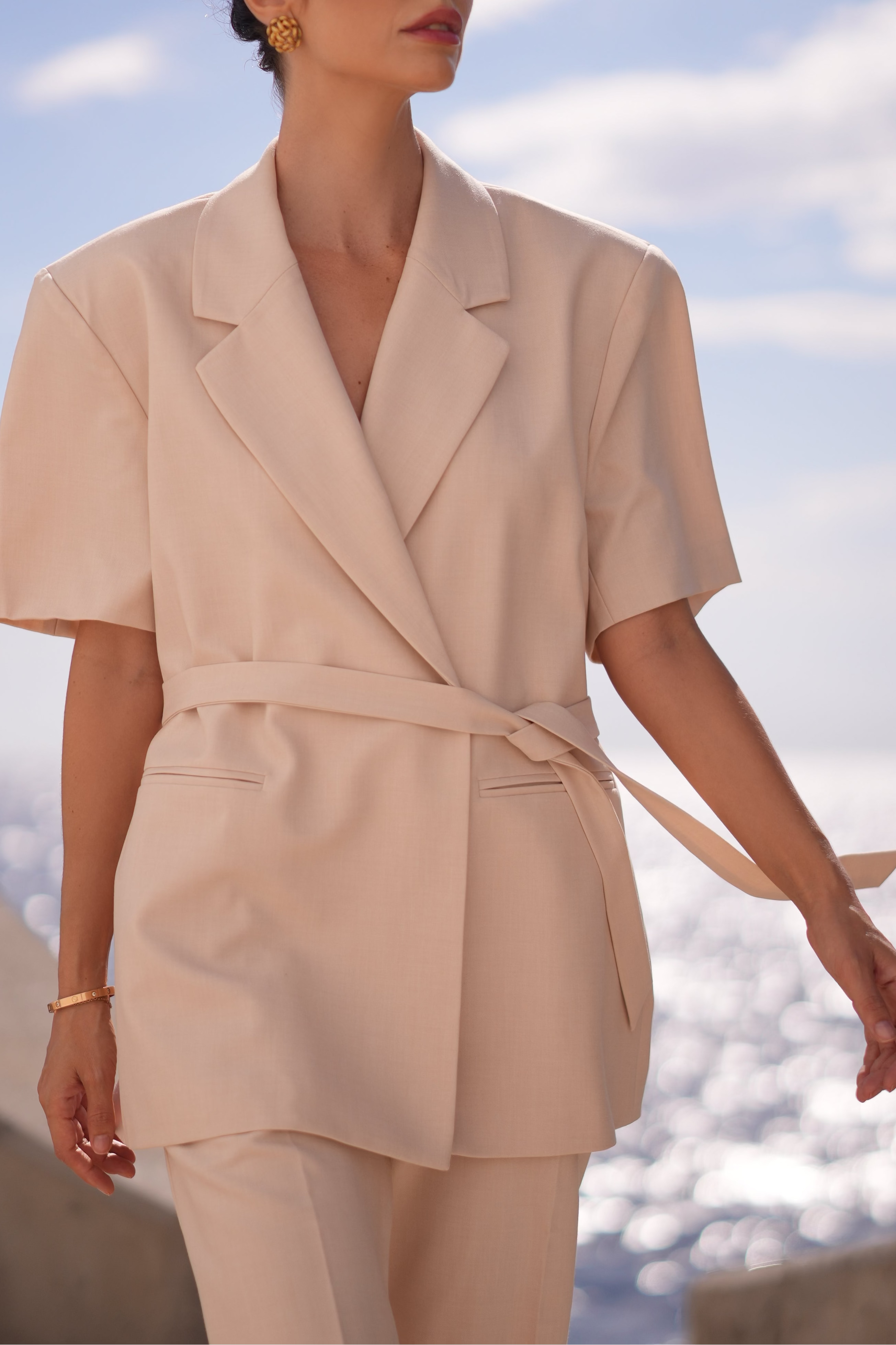 Tropez Shorts Suit (Blush)