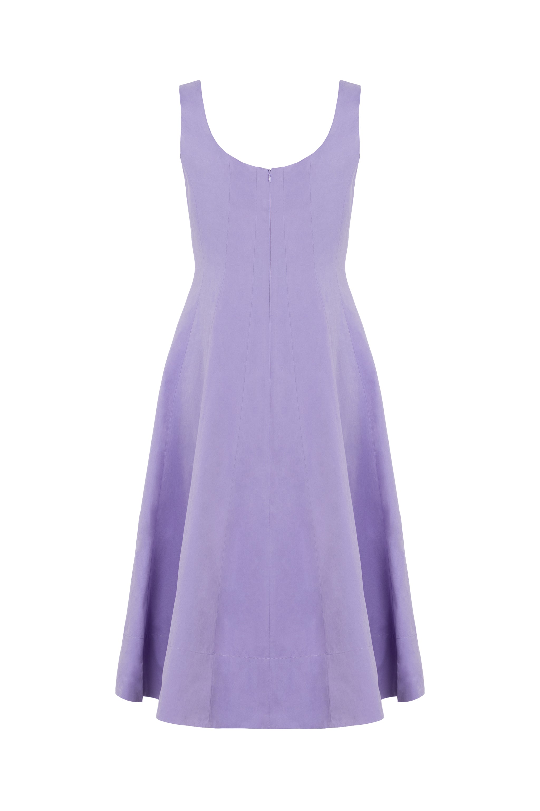 Boat Neck Dress (Violet)