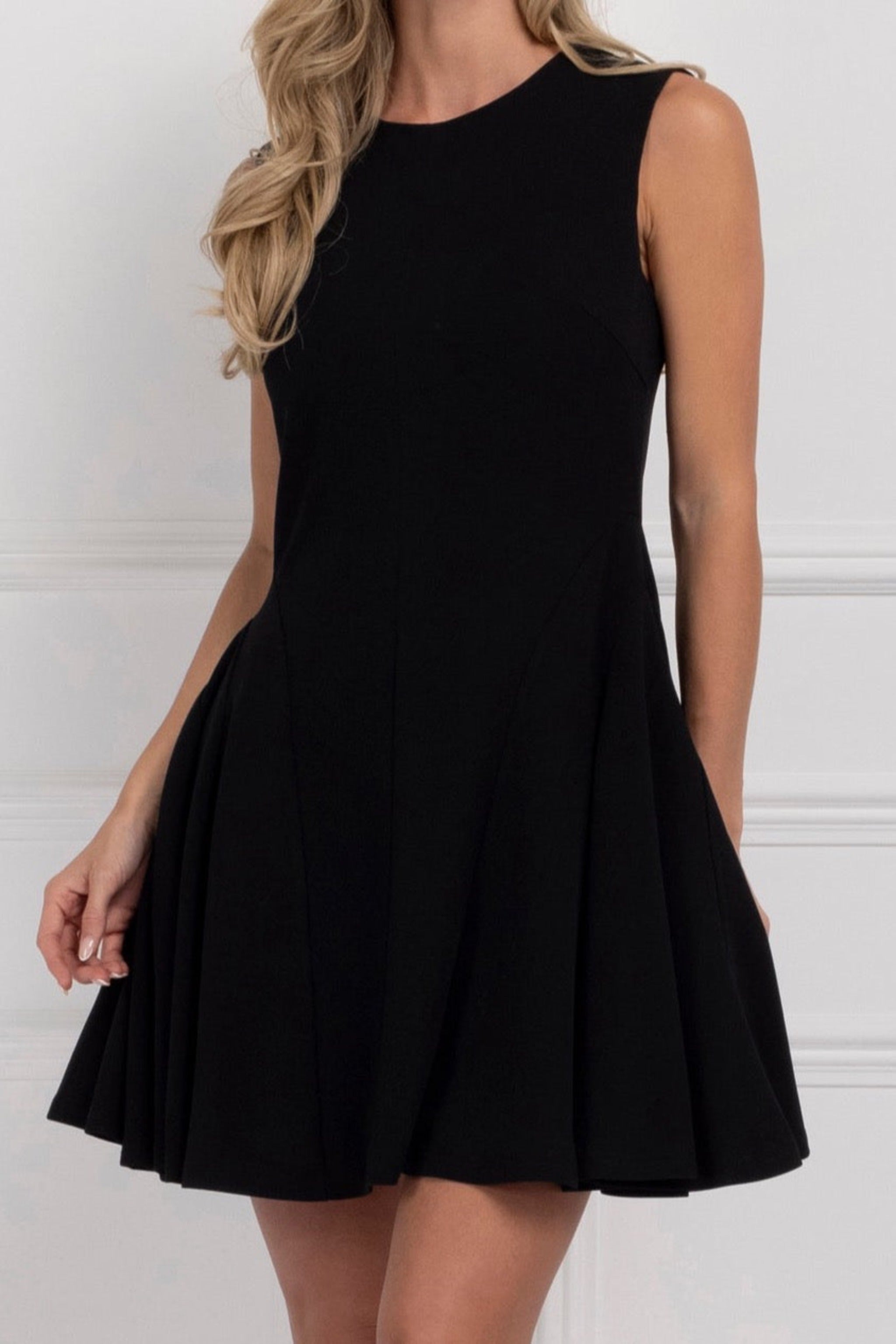 Fit & Flare Dress (Black)