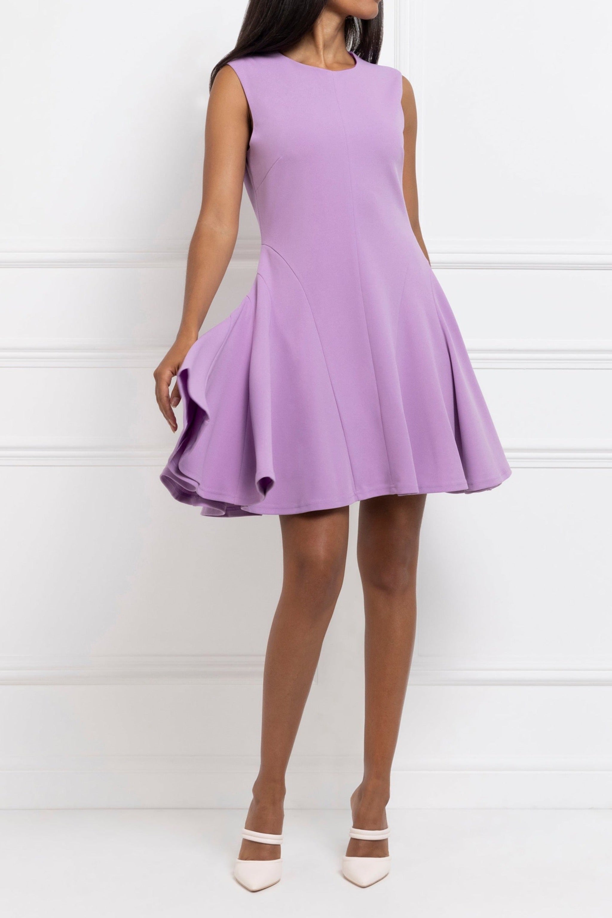 Fit & Flare Dress (Lilac)