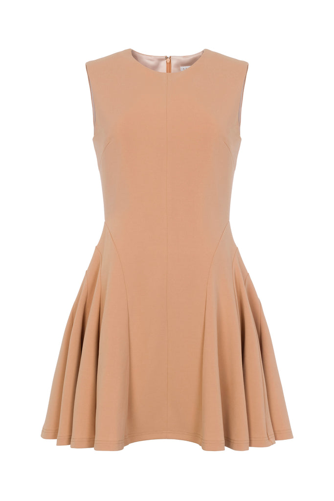 Fit & Flare Dress (Peach)