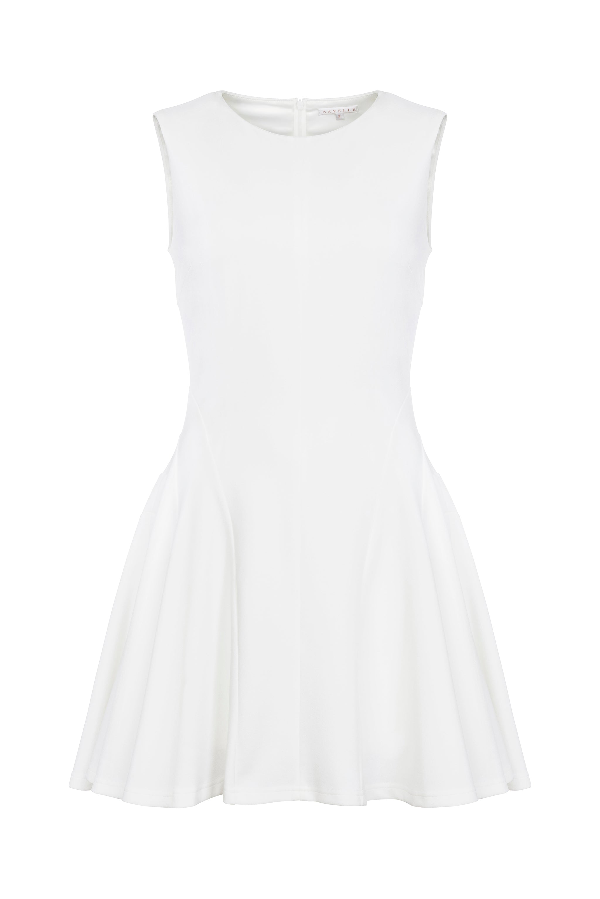 Fit & Flare Dress (White) | Aavelle Fit & Flare Dress (White) | Aavelle