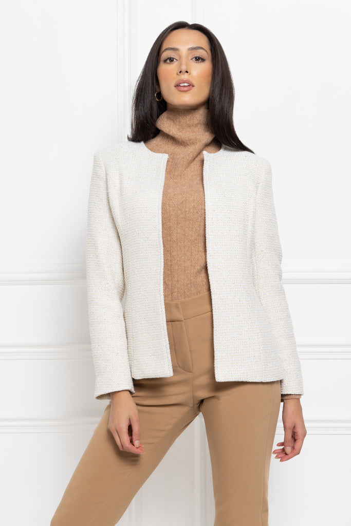 Light Weight Tweed Jacket (Chantilly)