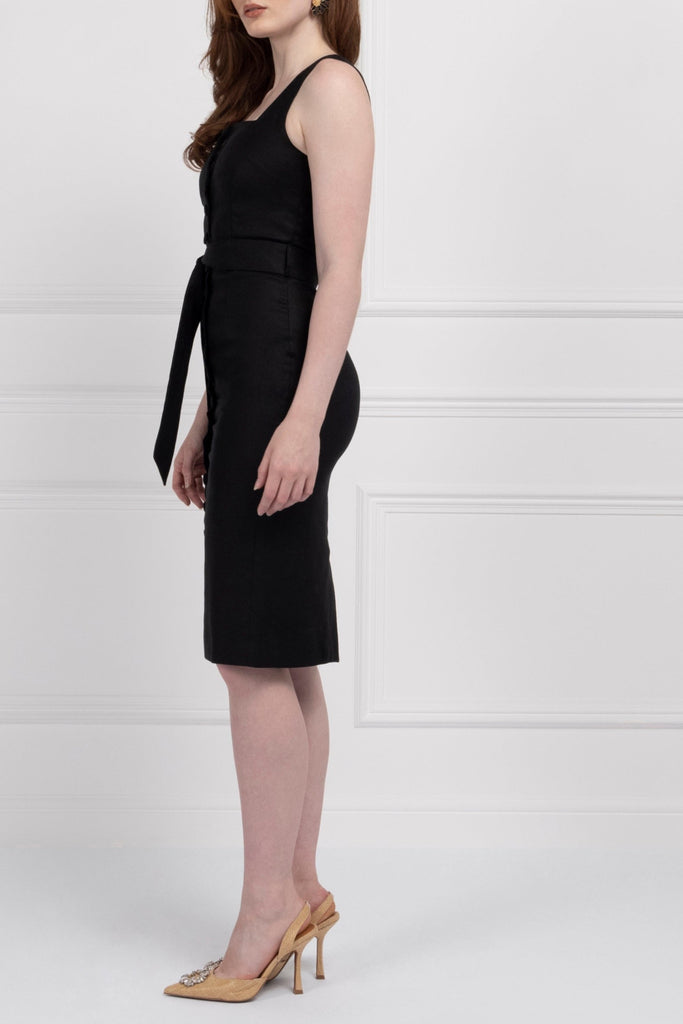 Linen Dress (Black)