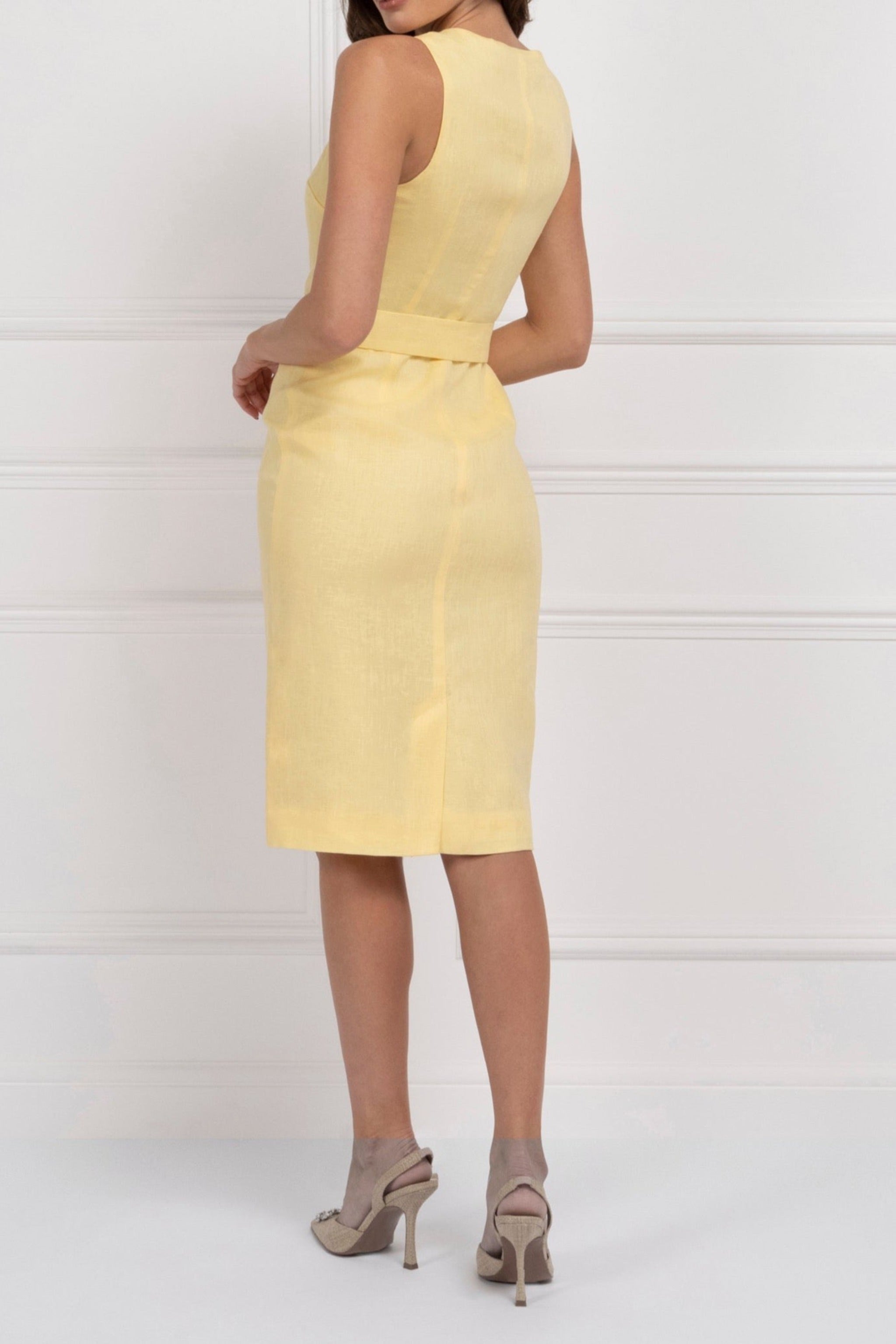 Linen Dress (Lemon)