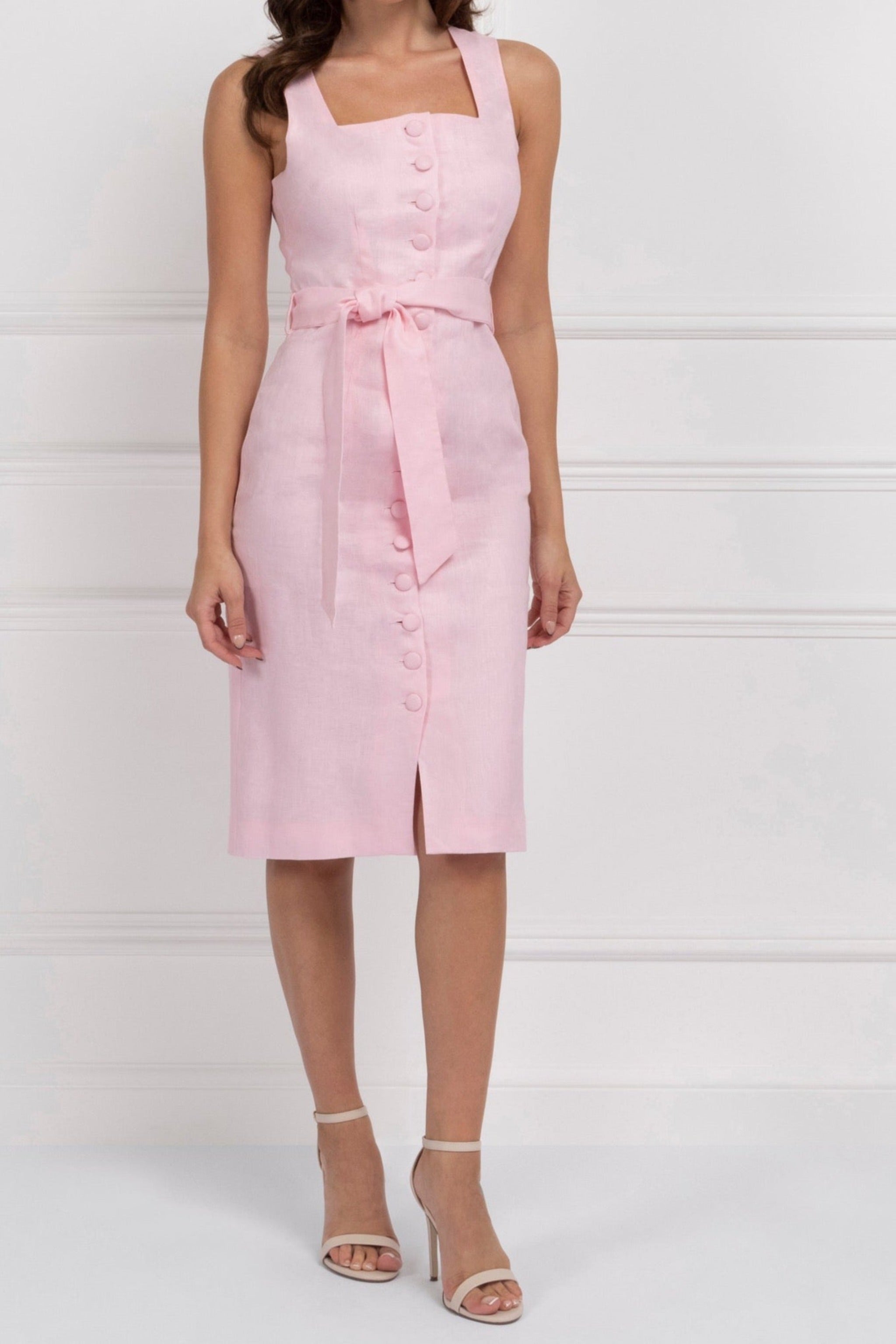 rose linen dresses Dusty rose