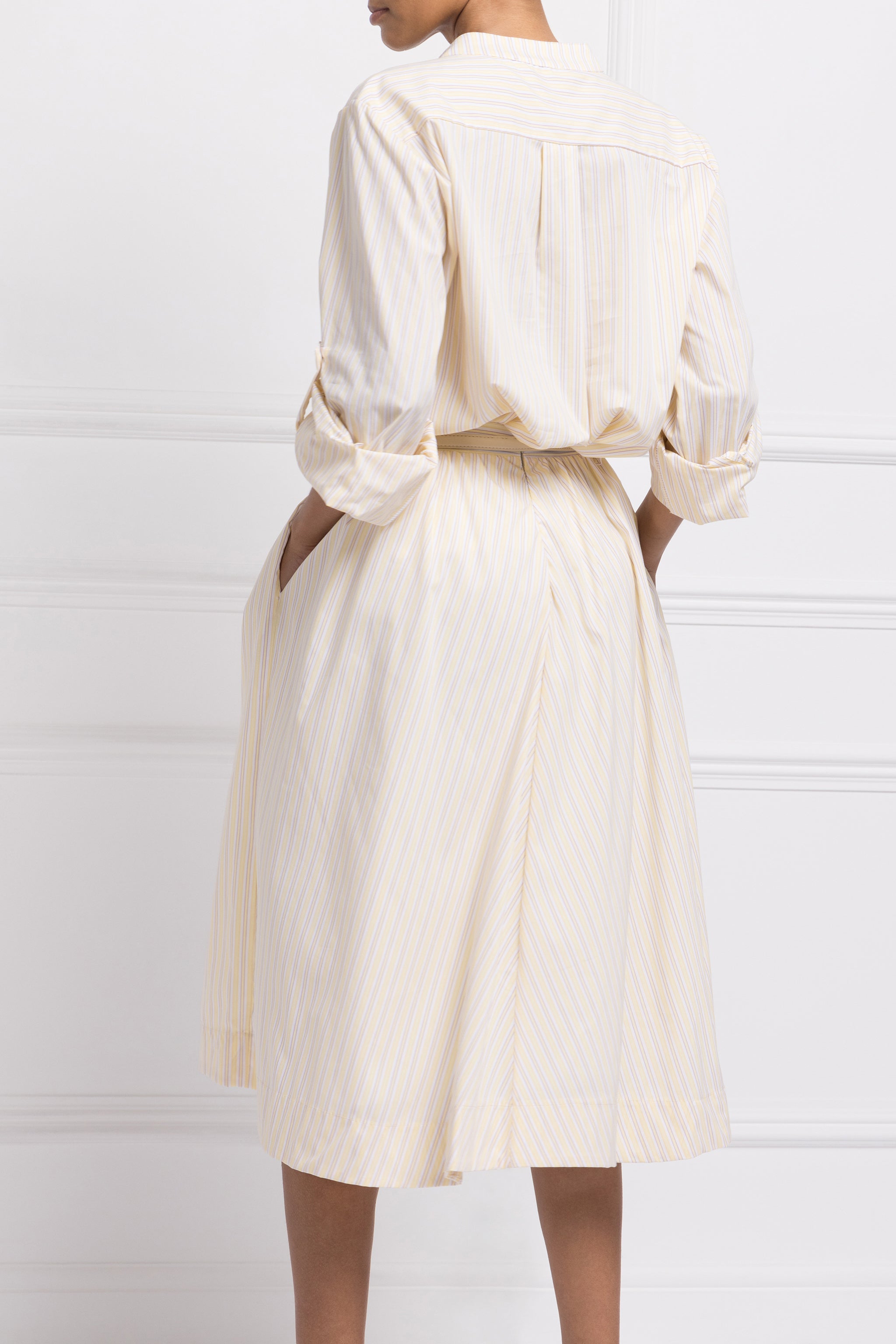 Striped Cotton Blend Skirt (Daisy)