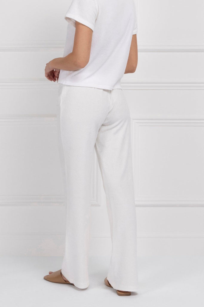 Towelling Trousers (White)